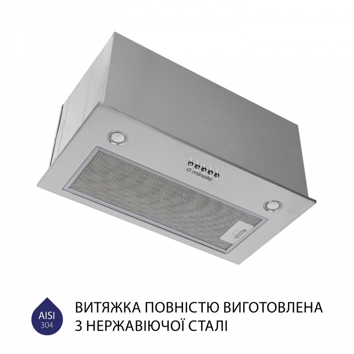 Витяжка повновбудована MINOLA HBI 5627 I 1000 LED