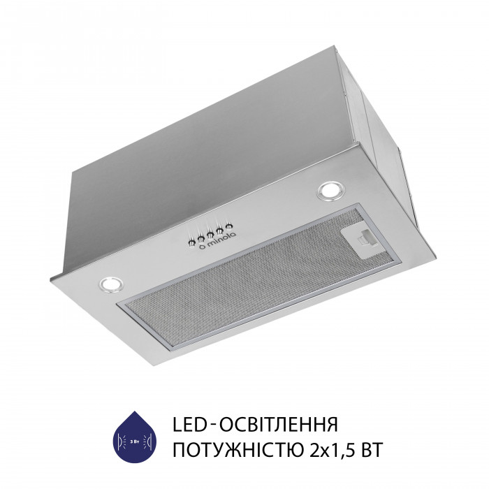 Витяжка повновбудована MINOLA HBI 5627 I 1000 LED