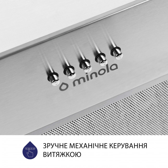 Витяжка повновбудована MINOLA HBI 5627 I 1000 LED
