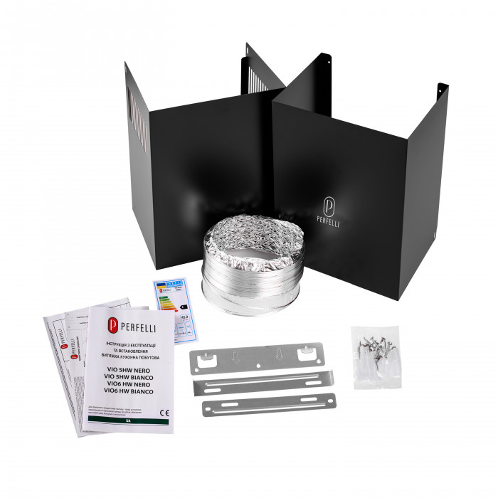 Витяжка декоративна похила PERFELLI VIO 6HW NERO