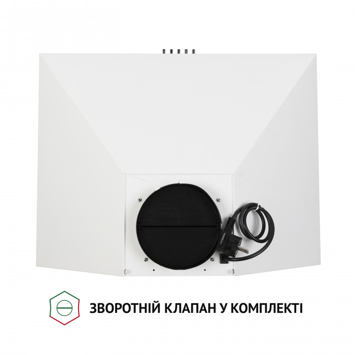 Витяжка купольна PERFELLI K 6432 WH 850 LED RETRO