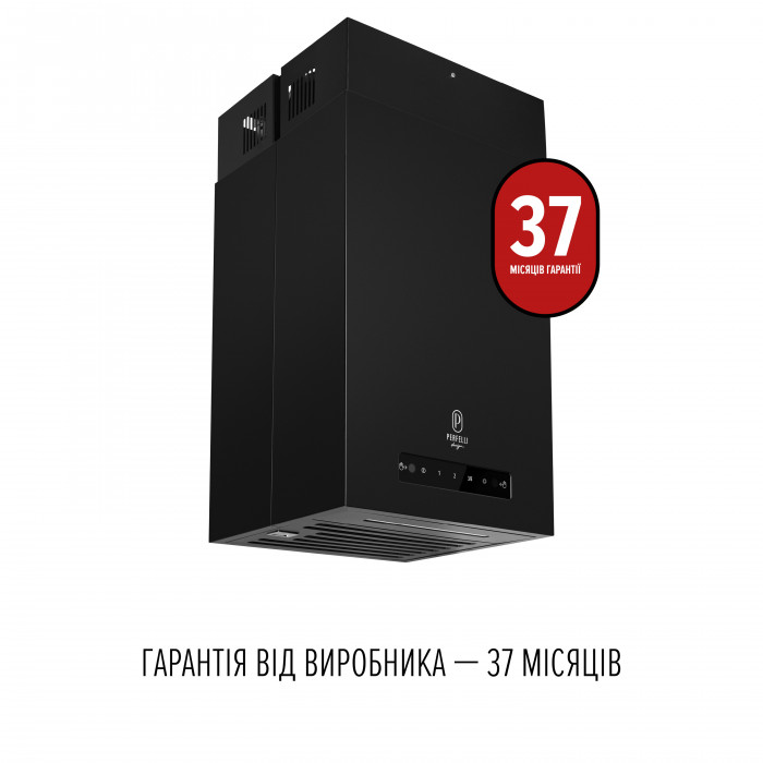 Витяжка острівна PERFELLI DESIGN QUATTRO 41 NERO SILENZIO