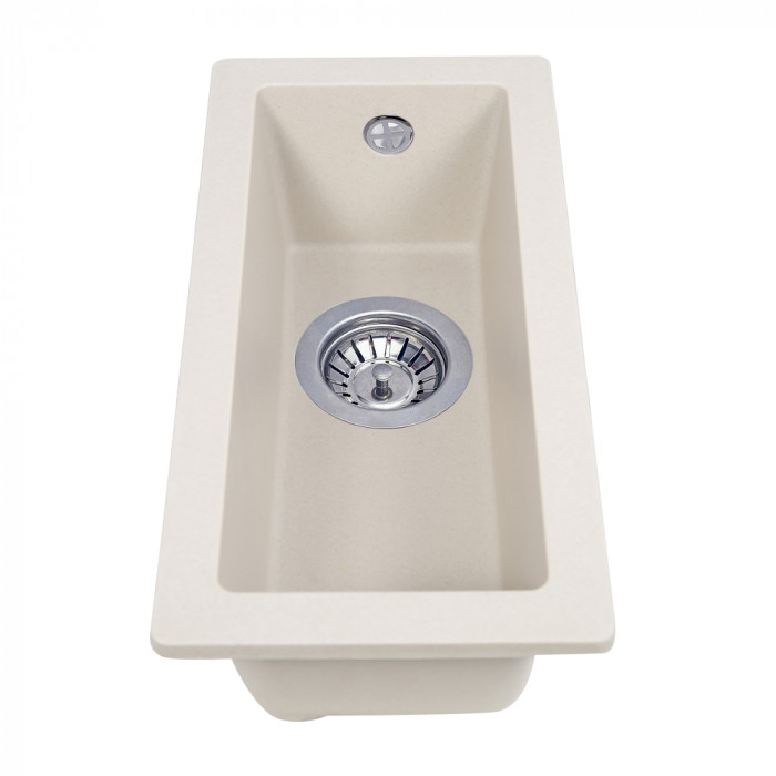 Мийка кухонна гранітна PERFELLI ESTO PGE 10-22 LIGHT BEIGE