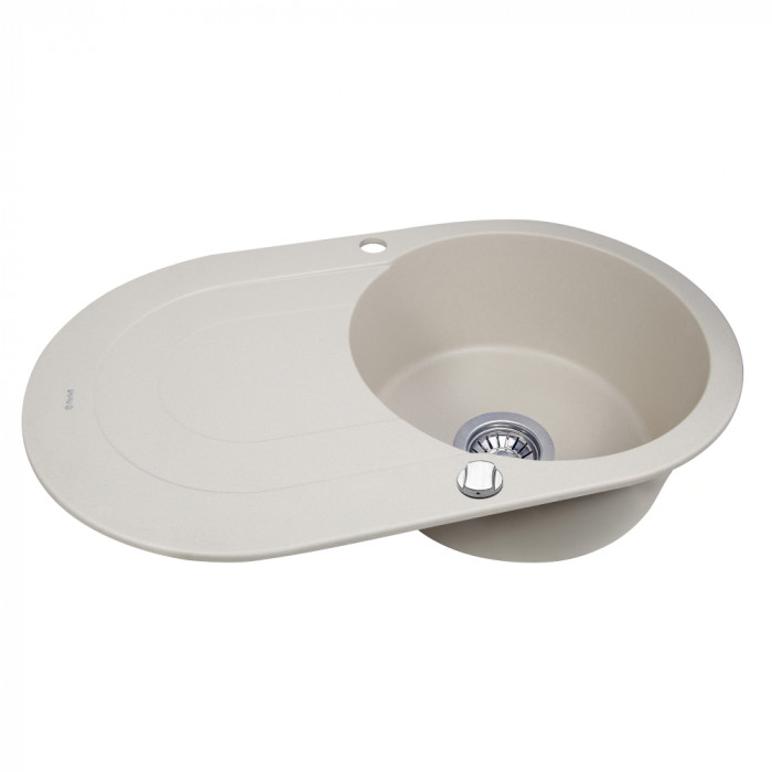 Мийка кухонна гранітна PERFELLI ORVIETTO OGO 114-78 LIGHT BEIGE