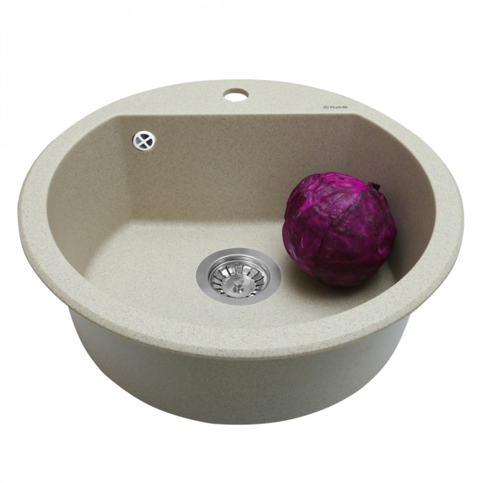 Мийка кухонна гранітна PERFELLI SONNO RGS 105-51 SAND
