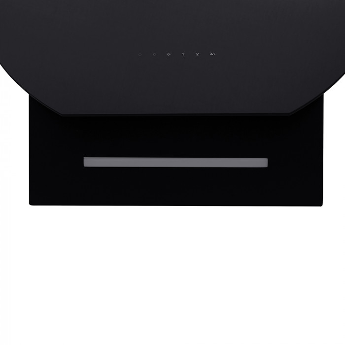 Витяжка декоративна похила PERFELLI DNS 97123 B 1100 BL LED Strip