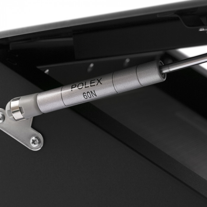 Витяжка декоративна похила PERFELLI DNS 97123 B 1100 BL LED Strip