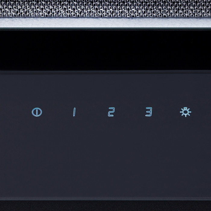 Витяжка декоративна похила PERFELLI DNS 6252 D 700 BL LED