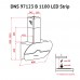Витяжка декоративна похила PERFELLI DNS 97123 B 1100 BL LED Strip