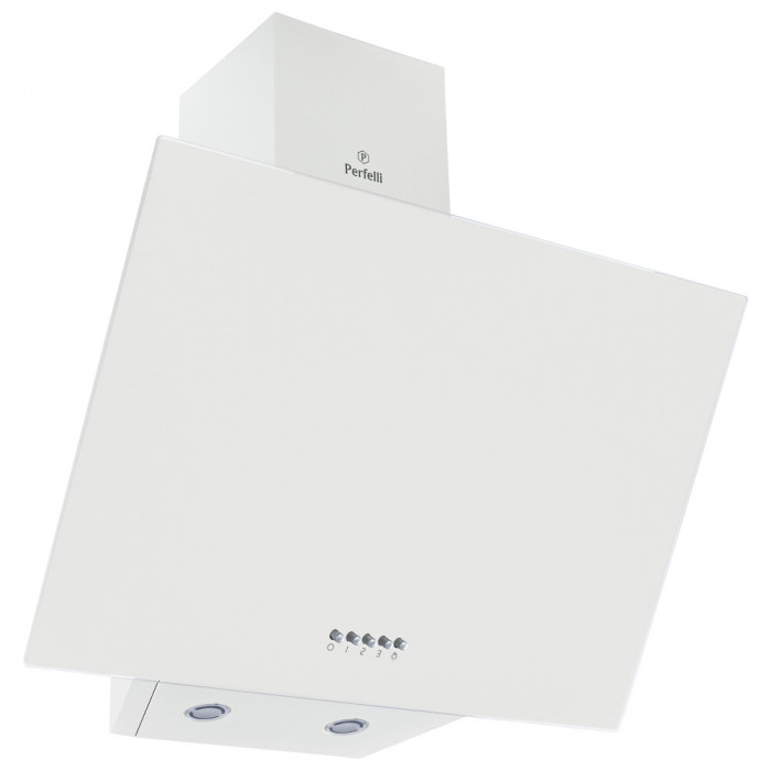 Витяжка декоративна похила PERFELLI DN 6422 D 850 WH LED