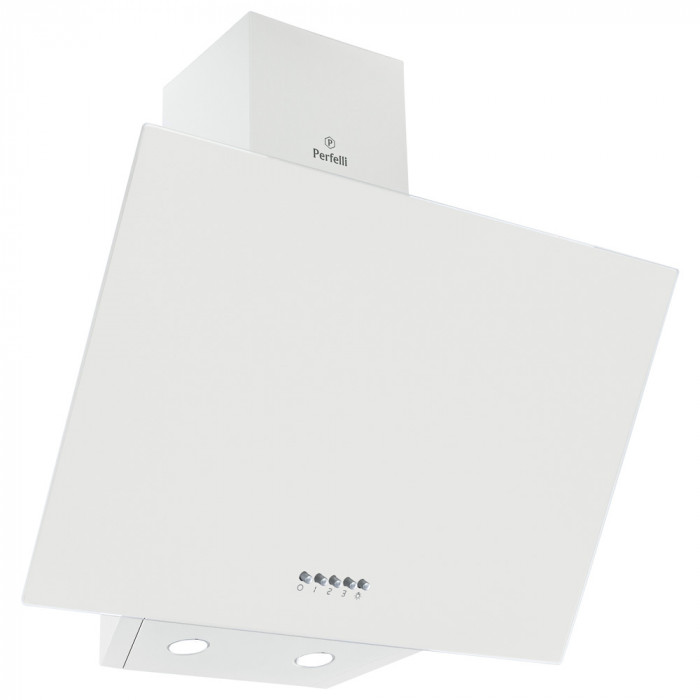 Витяжка декоративна похила PERFELLI DN 6422 D 850 WH LED