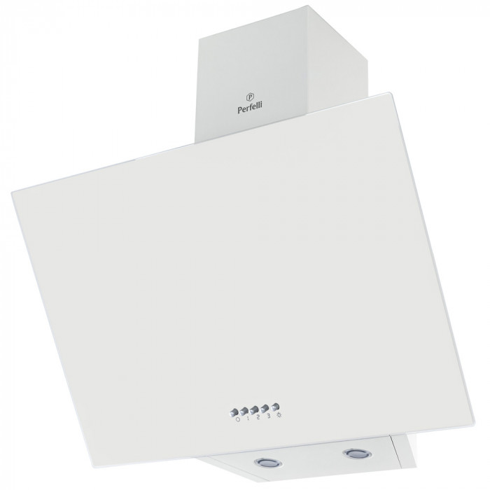 Витяжка декоративна похила PERFELLI DN 6422 D 850 WH LED