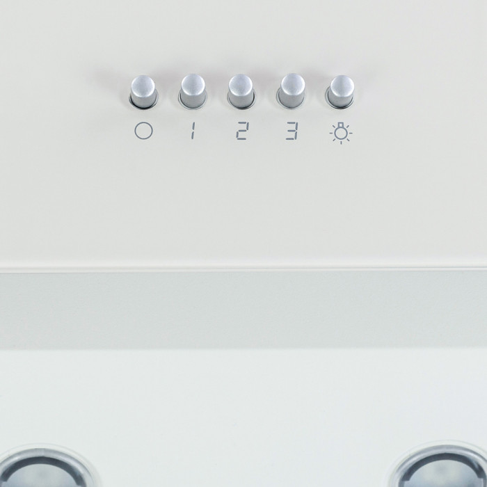 Витяжка декоративна похила PERFELLI DN 6422 D 850 WH LED