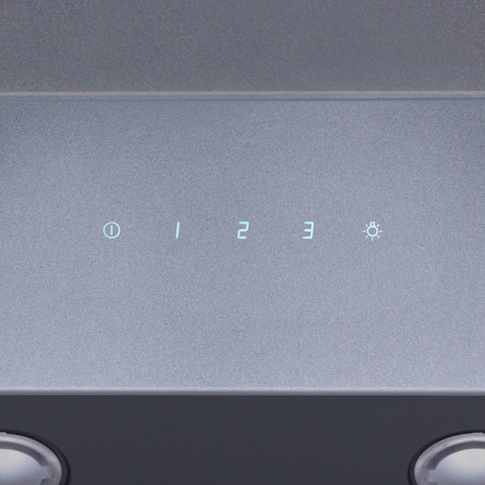 Витяжка декоративна похила PERFELLI DNS 6252 D 700 SG LED