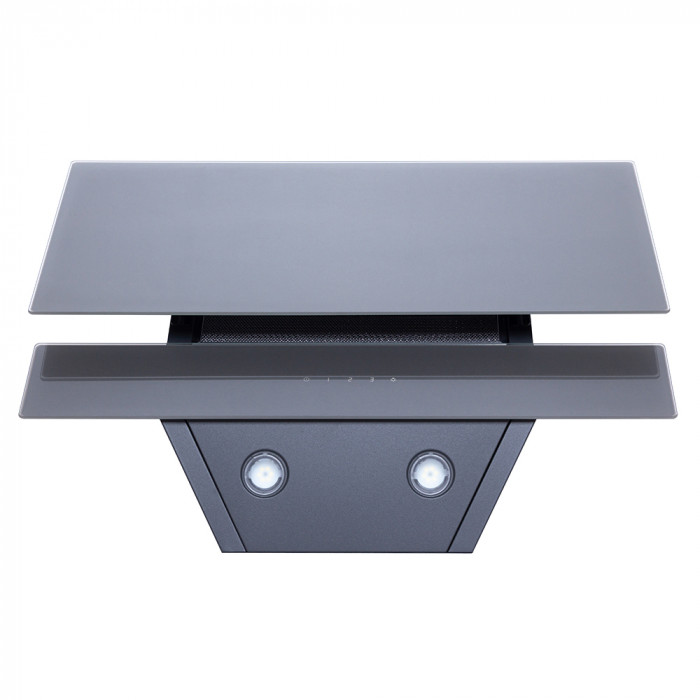 Витяжка декоративна похила PERFELLI DNS 6252 D 700 SG LED