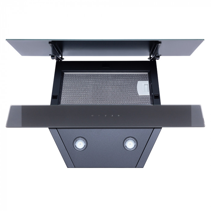 Витяжка декоративна похила PERFELLI DNS 6252 D 700 SG LED