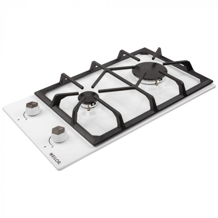 Поверхня газова Domino на металі WEILOR GM 304 WH