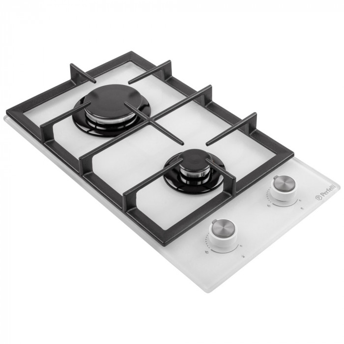 Поверхня газова Domino на склі PERFELLI HGG 31424 WH