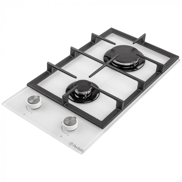 Поверхня газова Domino на склі PERFELLI HGG 31424 WH