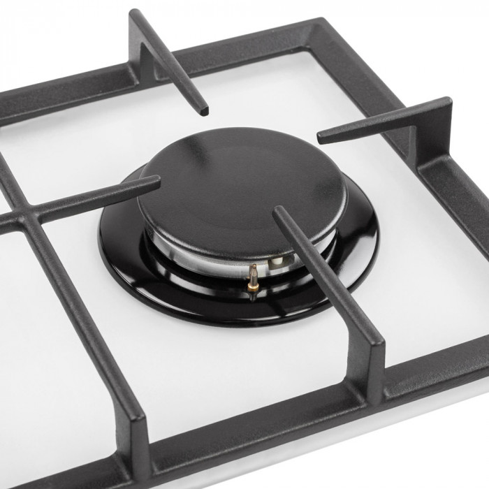 Поверхня газова Domino на склі PERFELLI HGG 31424 WH