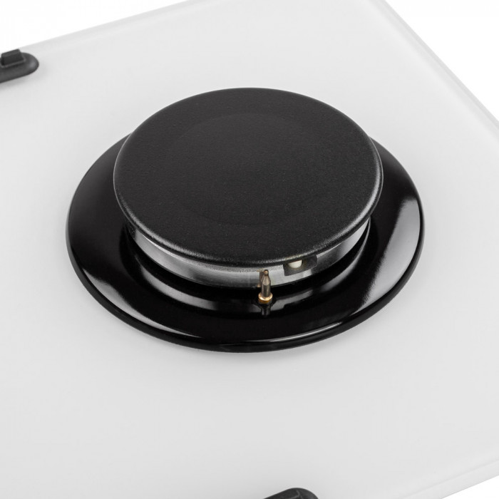 Поверхня газова Domino на склі PERFELLI HGG 31424 WH