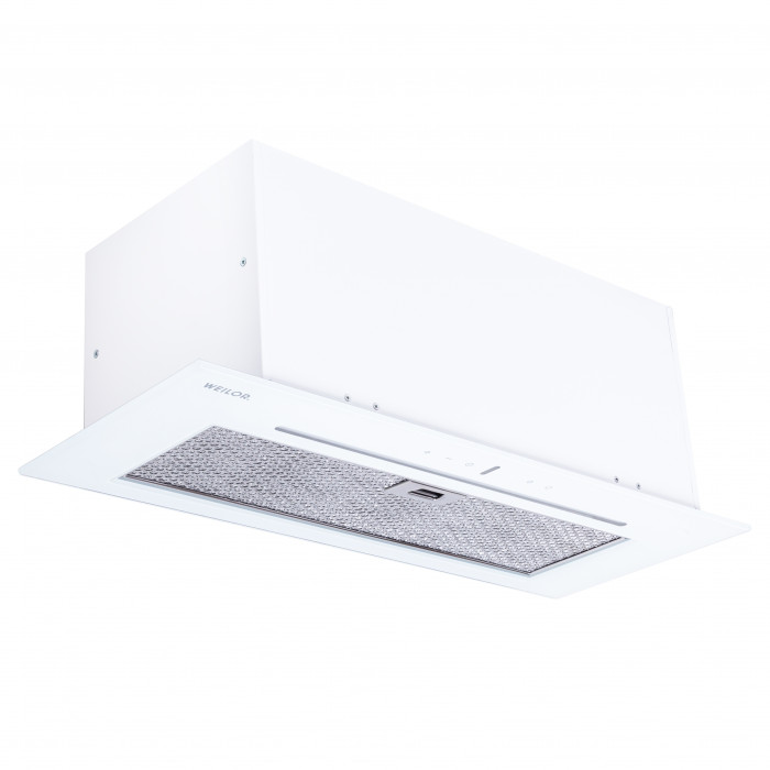 Витяжка повновбудована WEILOR PBSR 72651 GLASS WH 1300 LED Strip