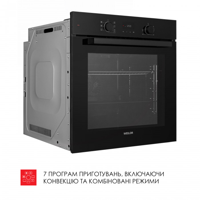 Духова шафа електрична WEILOR FDO6F71BK