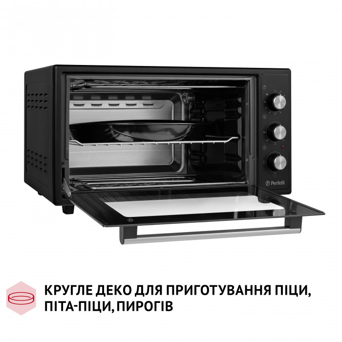 Електрична піч PERFELLI CLASSIC 48 BLACK
