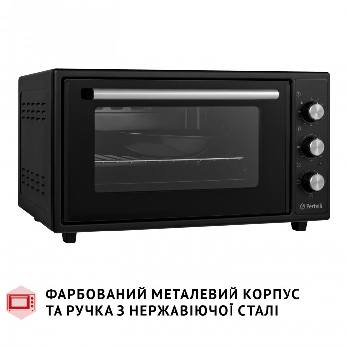 Електрична піч PERFELLI CLASSIC 48 BLACK