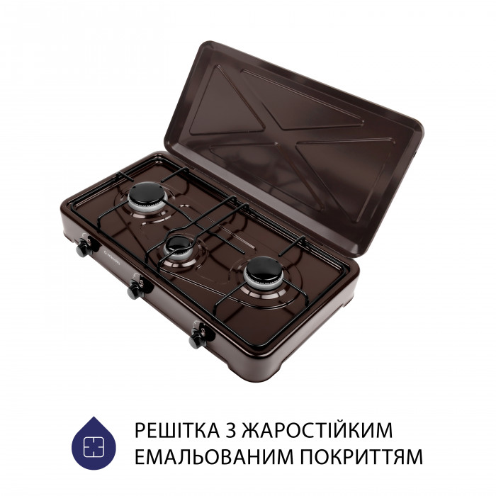 Настільна газова плита MINOLA TGH 300 BR