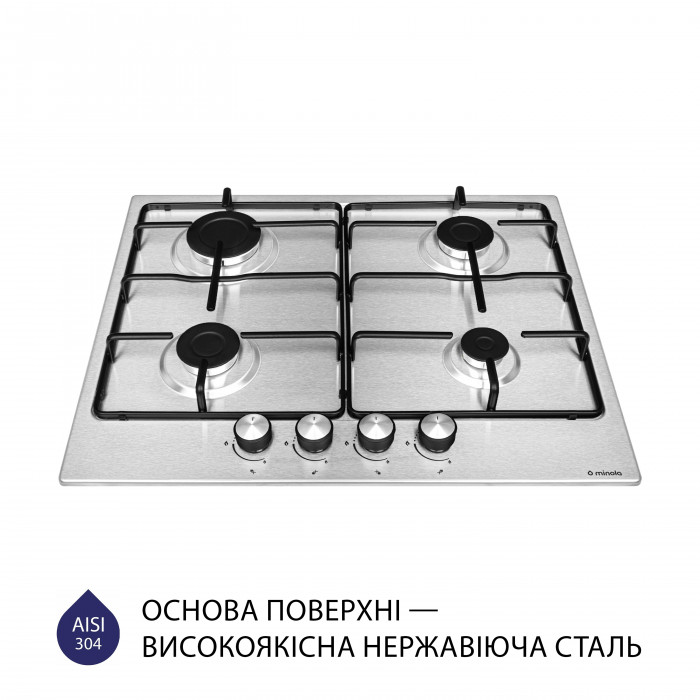 Поверхня газова на металі MINOLA MGM 61404 I