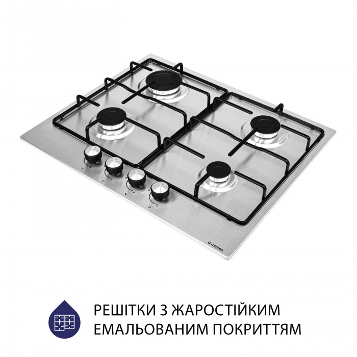 Поверхня газова на металі MINOLA MGM 61404 I
