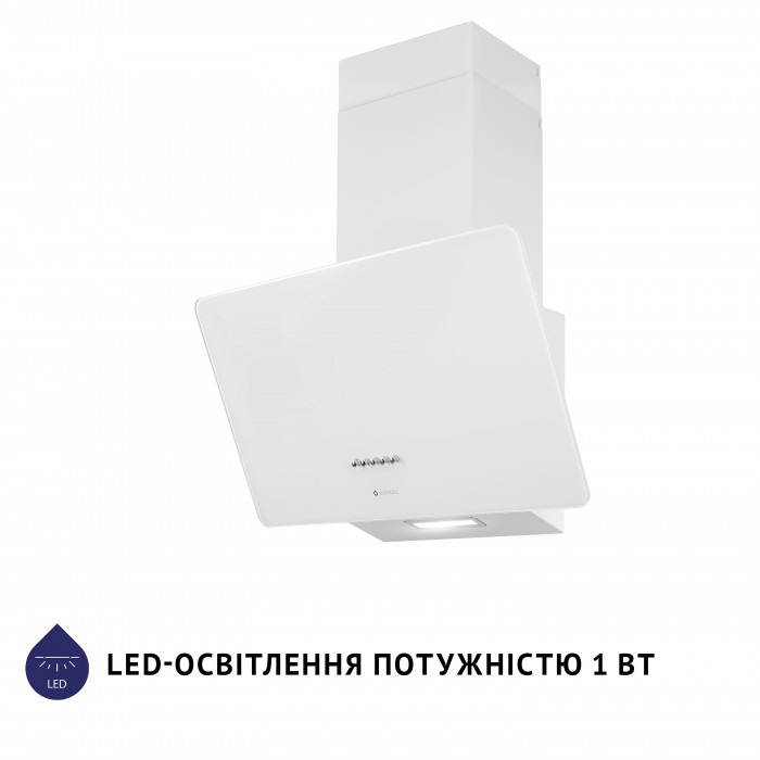 Витяжка декоративна похила MINOLA HDN 5224 WH 700 LED