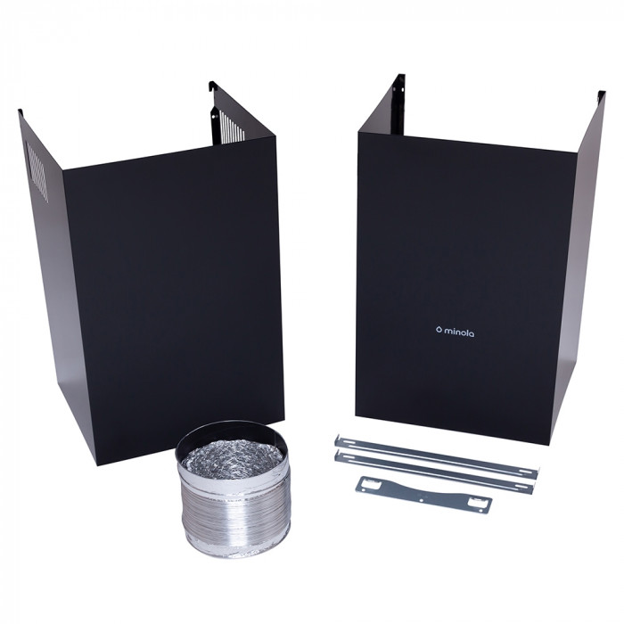 Витяжка декоративна Т-подібна MINOLA TS 6722 BL 1100 LED GLASS