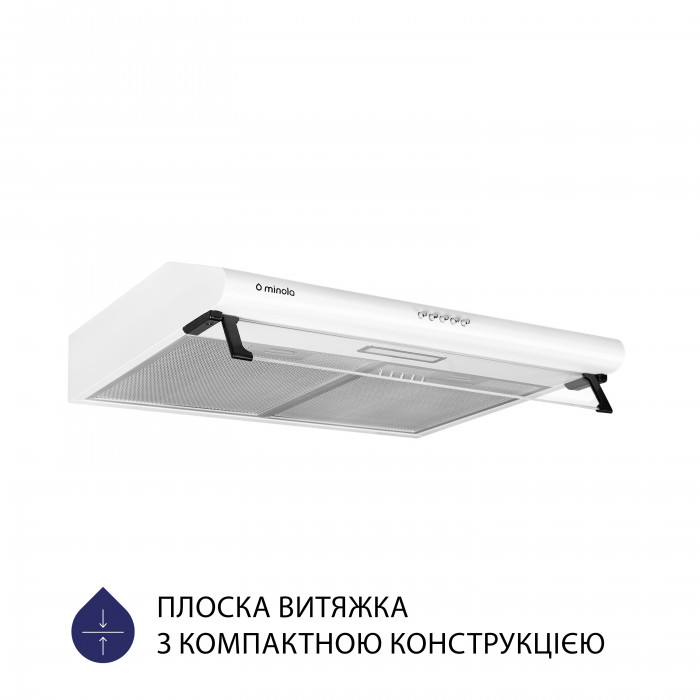 Витяжка плоска MINOLA HPL 615 WH