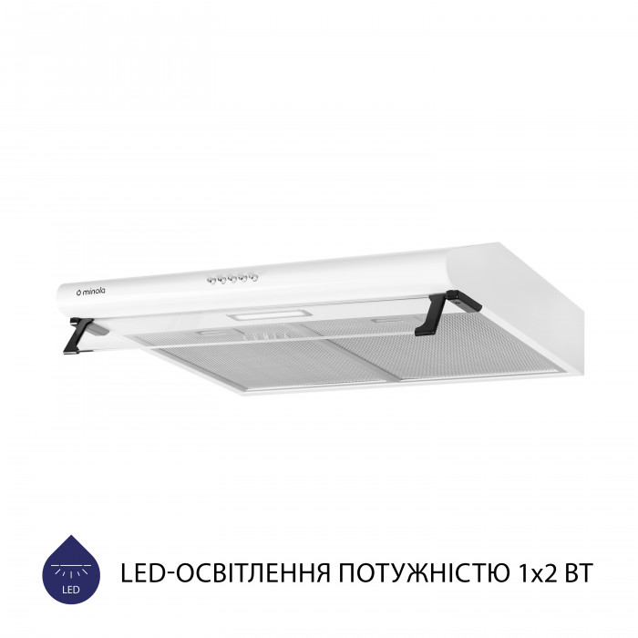 Витяжка плоска MINOLA HPL 615 WH