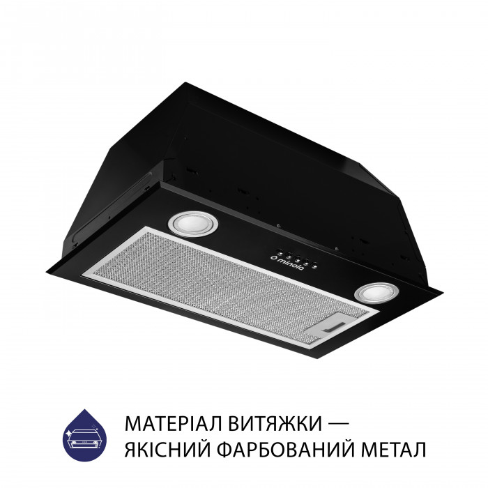 Витяжка повновбудована MINOLA HBI 5722 BL 1200 LED