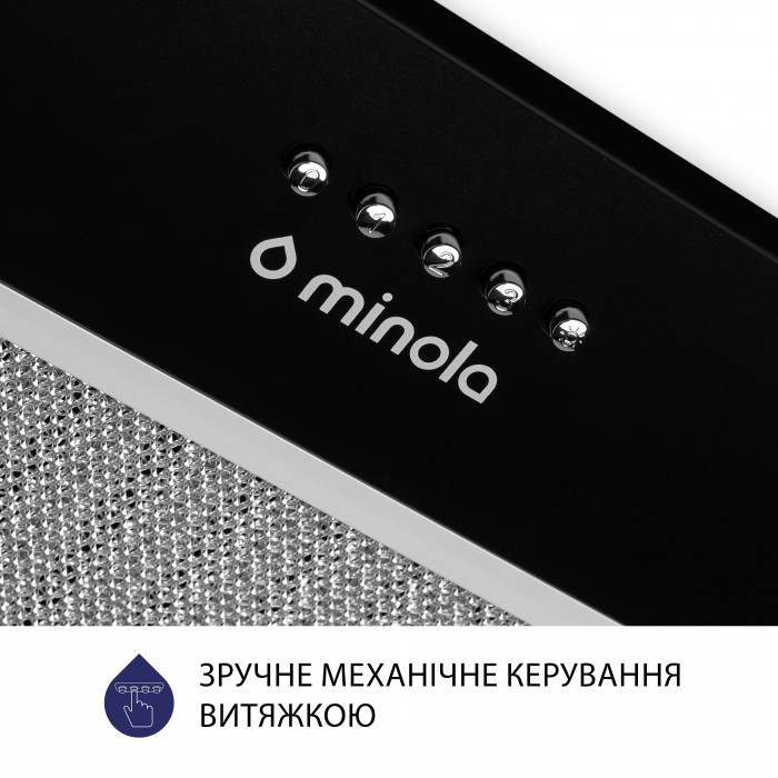 Витяжка повновбудована MINOLA HBI 5722 BL 1200 LED