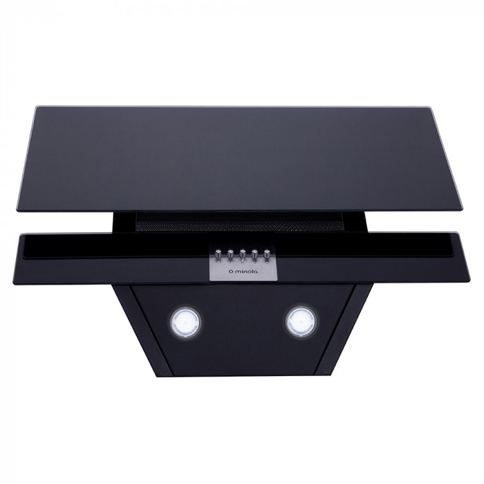 Витяжка декоративна похила MINOLA HDN 6212 BL/I 700 LED