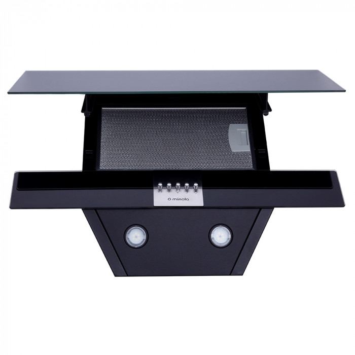 Витяжка декоративна похила MINOLA HDN 6212 BL/I 700 LED