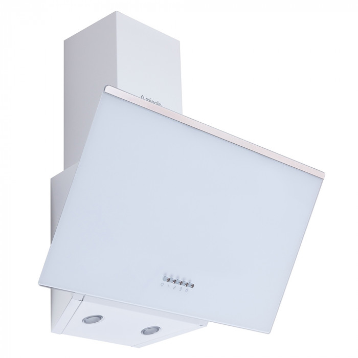 Витяжка декоративна похила MINOLA HDN 6222 WH/INOX 700 LED