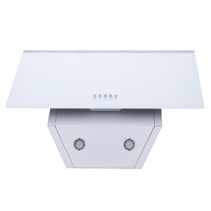 Витяжка декоративна похила MINOLA HDN 6222 WH/INOX 700 LED