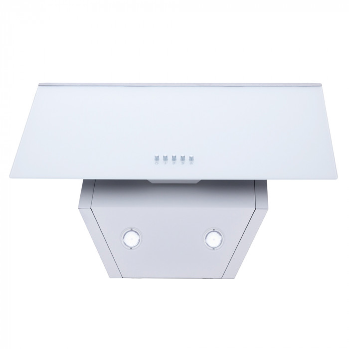 Витяжка декоративна похила MINOLA HDN 6222 WH/INOX 700 LED