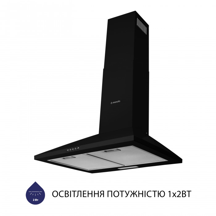 Витяжка купольна MINOLA HK 6614 BL 1000 LED