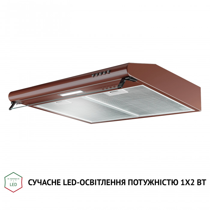 Витяжка плоска PERFELLI PL 6144 BR LED