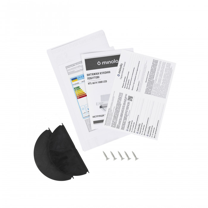Витяжка телескопічна MINOLA HTL 6614 BLF 1000 LED