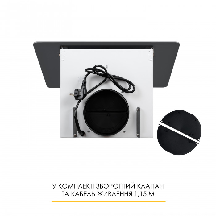 Витяжка декоративна похила WEILOR AURA WDS 53 WHITE