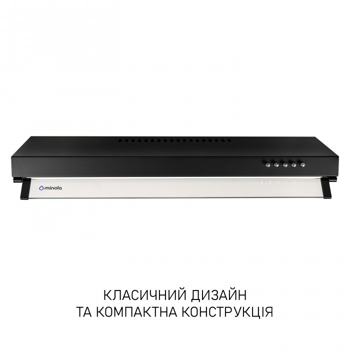 Витяжка плоска MINOLA HPL 633 BL