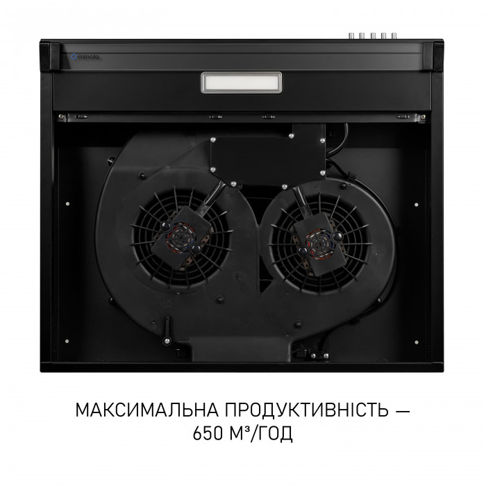 Витяжка плоска MINOLA HPL 633 BL