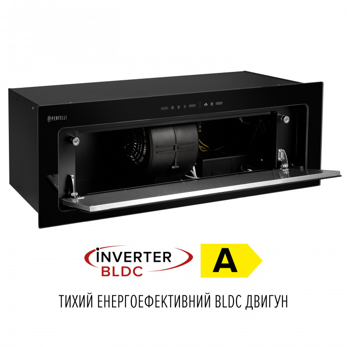 Витяжка повновбудована PERFELLI DESIGN VISION 9 NERO SILENZIO